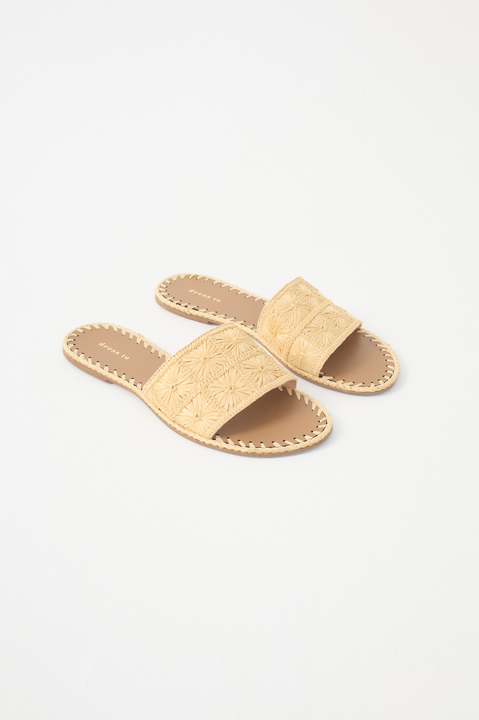 Beige Frescor Flat Sandals
