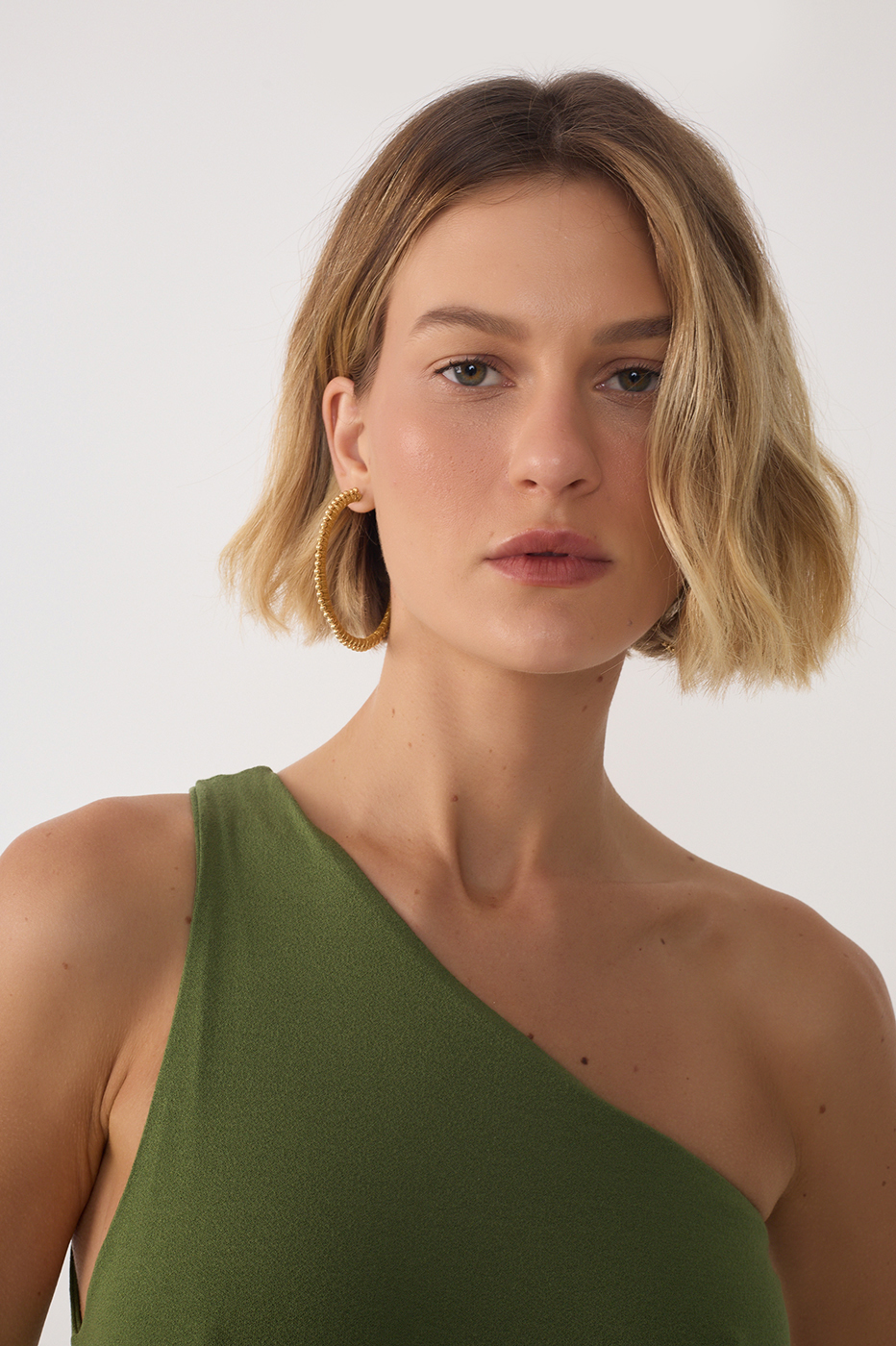 Melissa Crystal Hoop Earrings