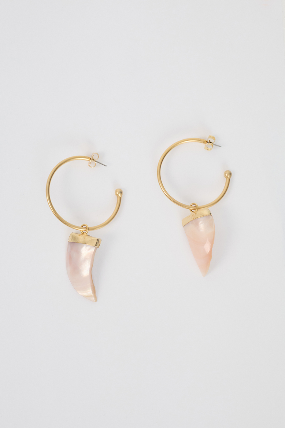 Sea Breeze Mother-of-Pearl Hoop Earrings