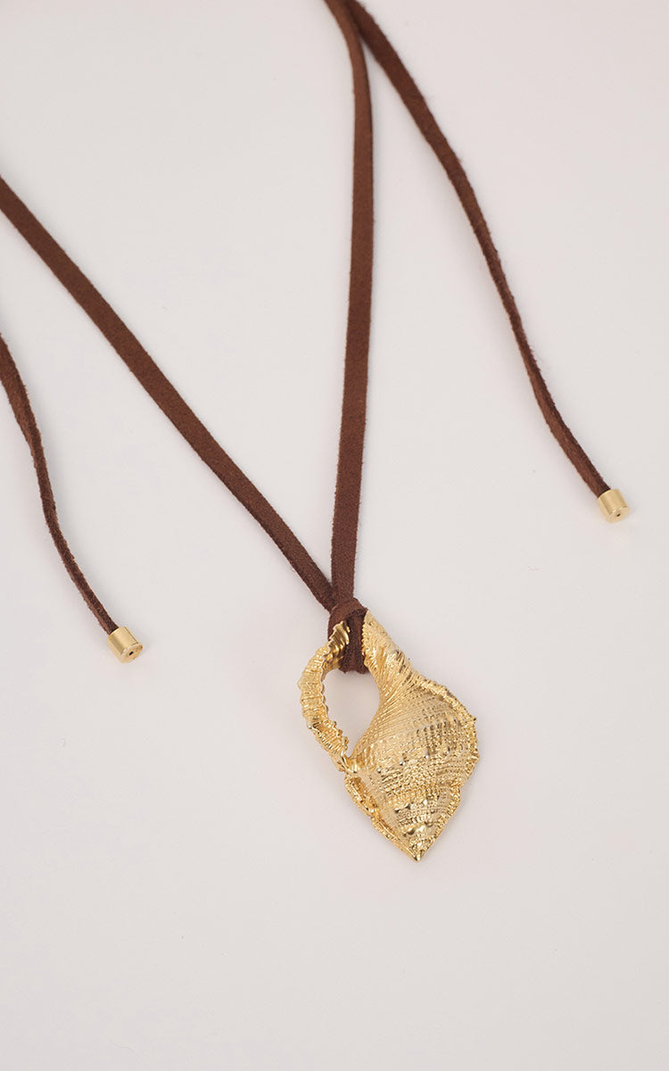 Textured Shell Necklace