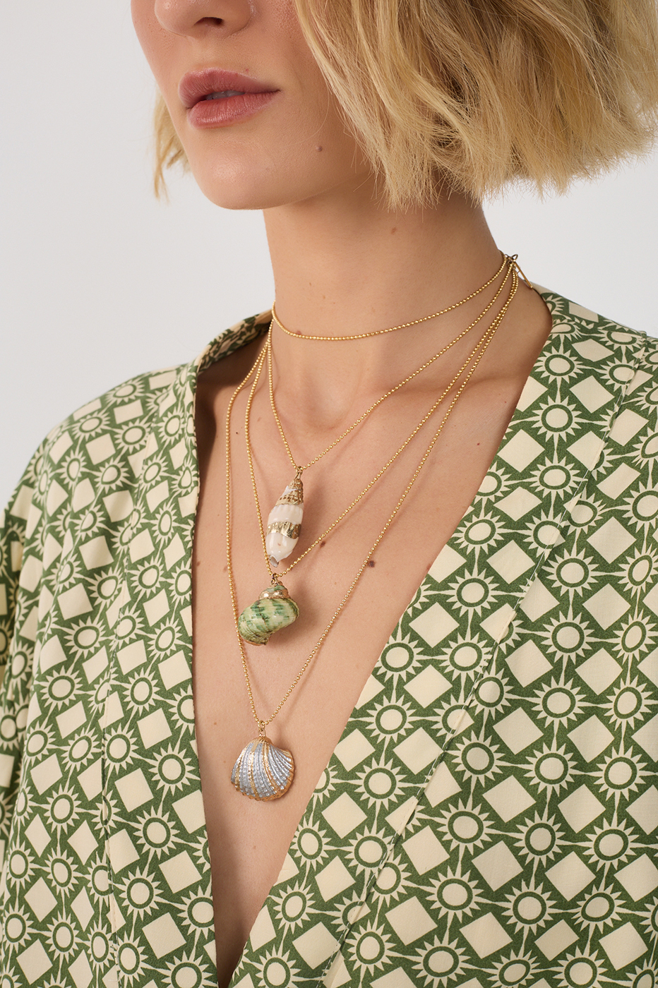 Shell Trio Necklace