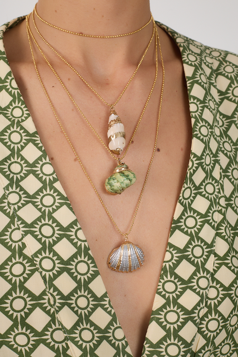 Shell Trio Necklace