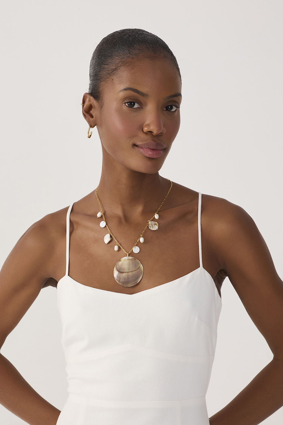 Lagoon Mother-of-Pearl Necklace