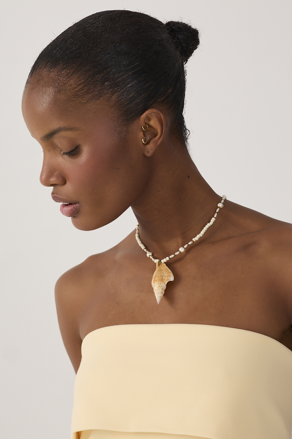 Beige Som do Mar Necklace