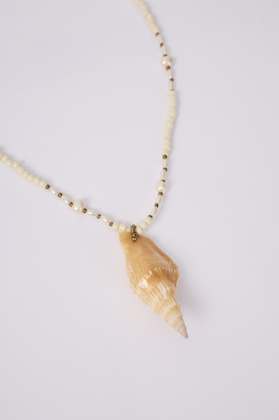 Beige Som do Mar Necklace