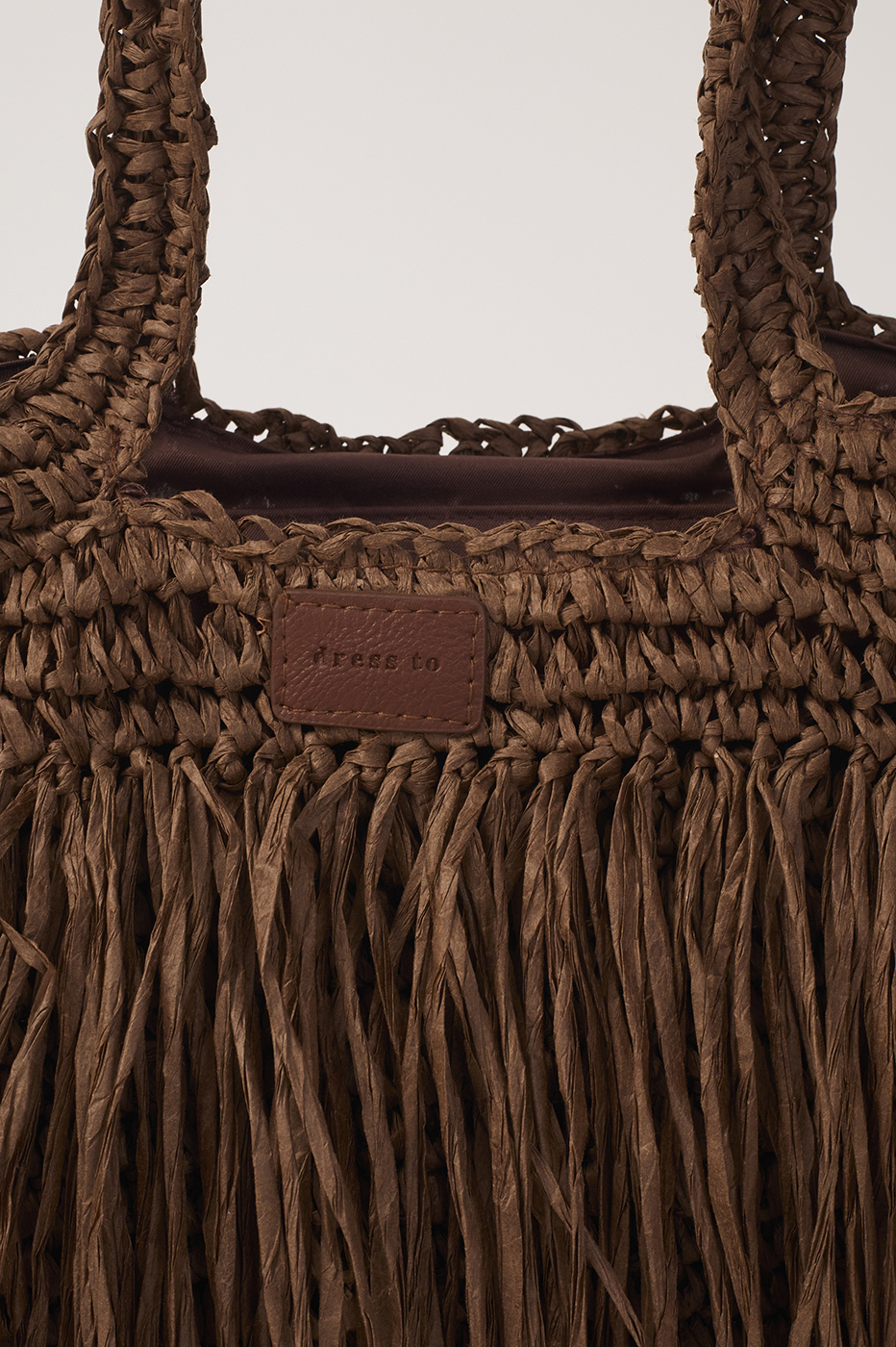 Fringe Straw Bag