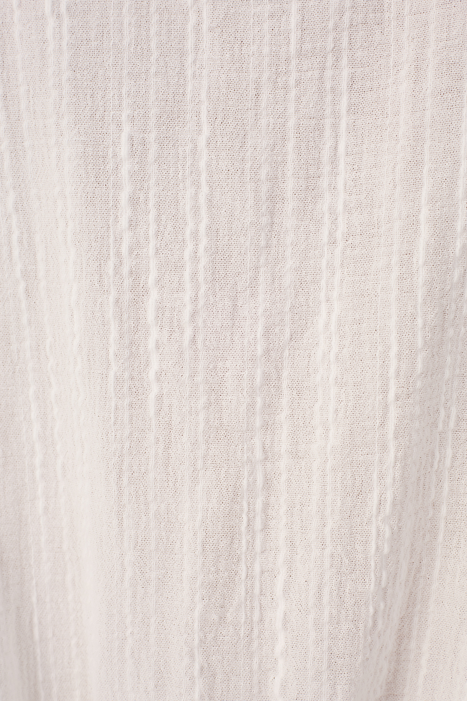 Off-White V Neck Front Ties Puff Sleeve Blouse