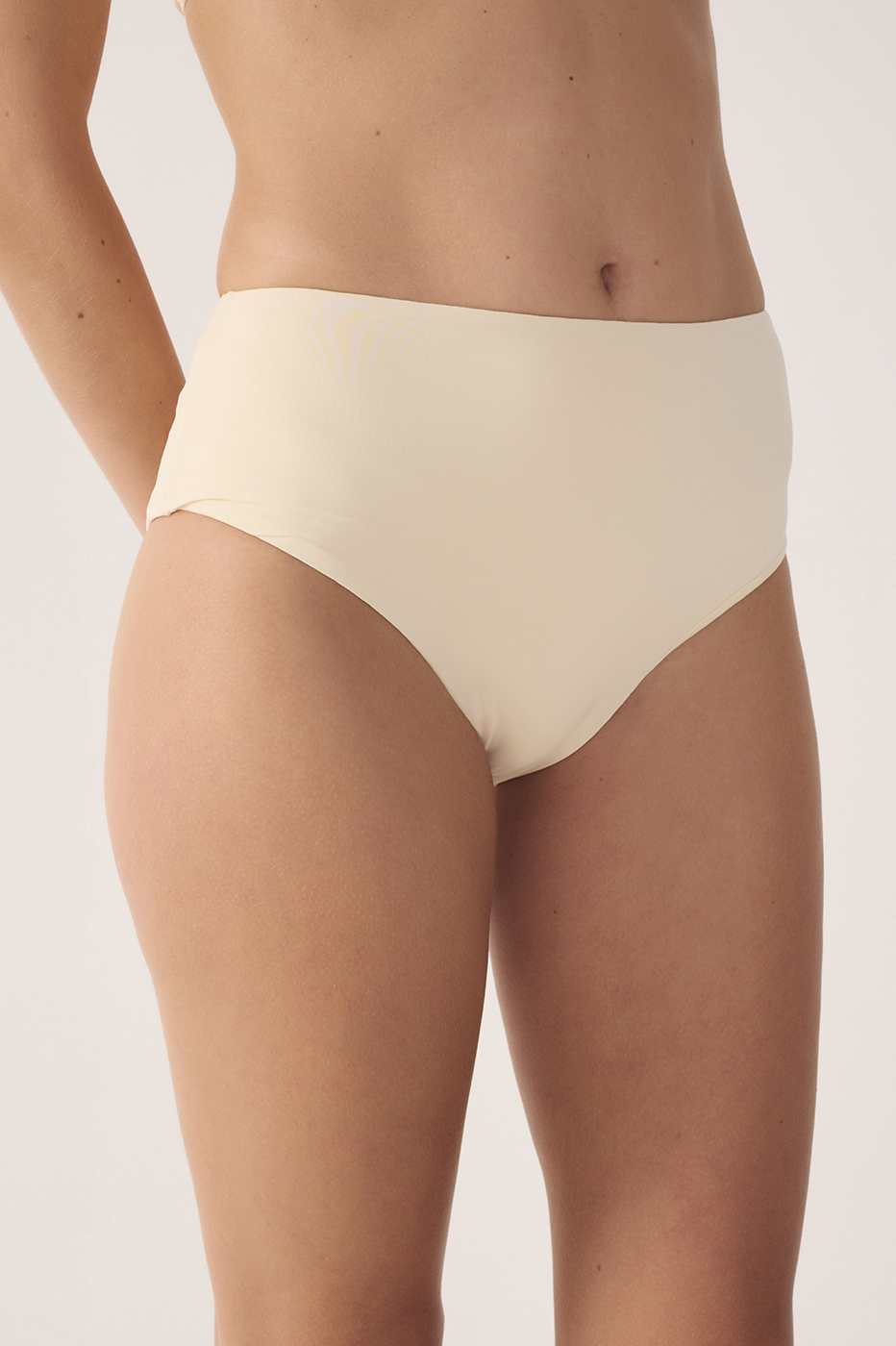 Off-White Knit Pants with Hot Shorts