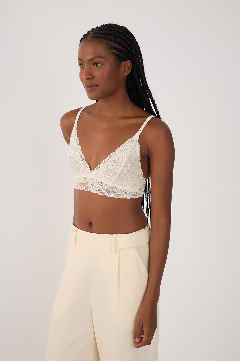 Basic Colored Lace Top