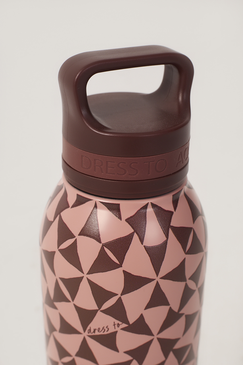 Pink Solar Handle 25oz Insulated Water Bottle