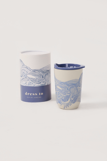 Blue Mergulho 13oz Insulated Mug