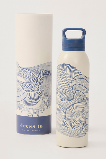 Blue Mergulho Handle 25oz Insulated Water Bottle