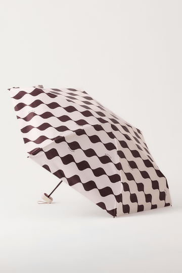 Brown Bossa Nova Compact Umbrella
